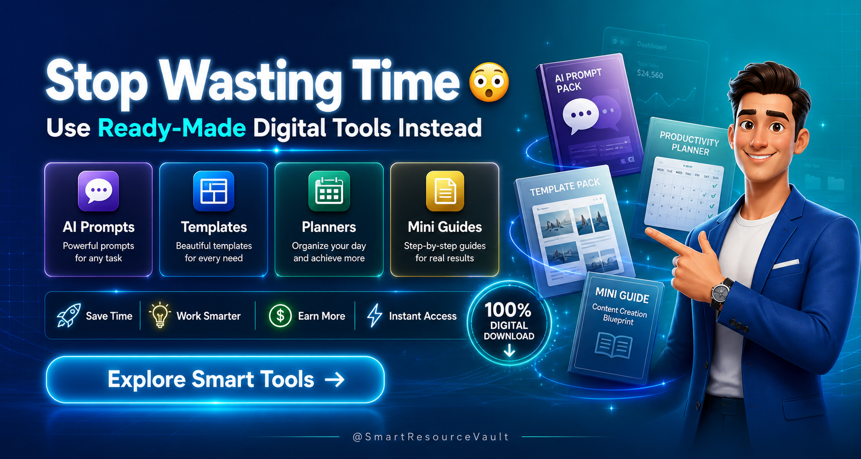 Smart Resource Vault Digital Tools Banner