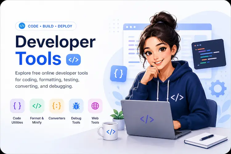 Free Developer Tools for coding, formatting, debugging, conversion and web development